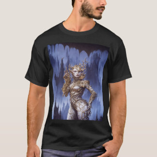 monde Alien T-shirt noir