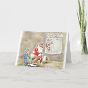 Monde coquin ! Carte de Noël