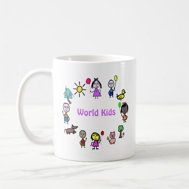 Monde des enfants Mug  (Gauche)