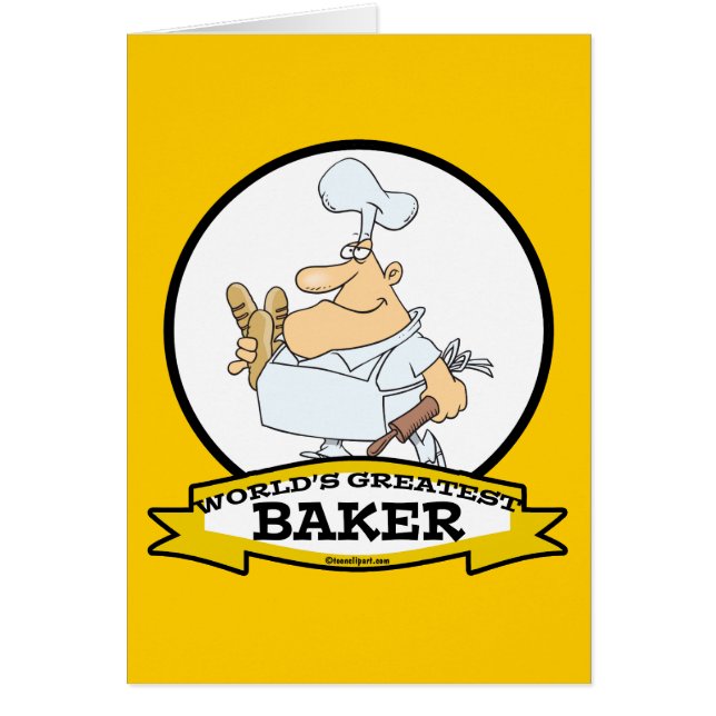 MONDE LE PLUS GRAND BAKER HOMME CARTOON (Devant)