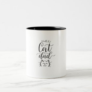 Monde meilleur chat papa mug