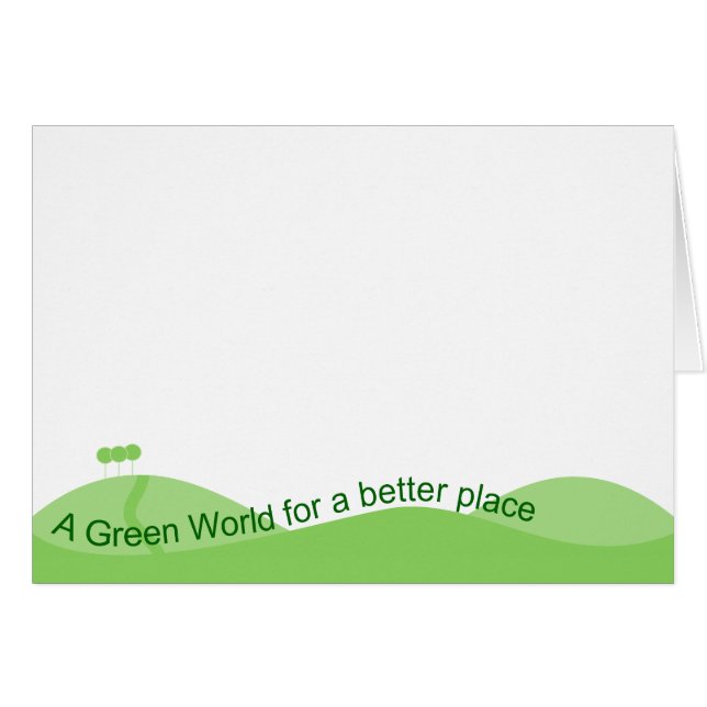 Monde vert (Devant horizontal)