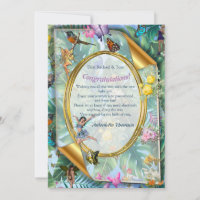 Monde Whimsical des fées et des oiseaux tropicaux