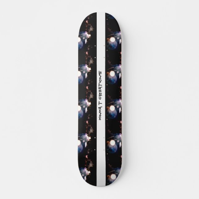 Mondes Collide Skateboard Deck 7 ¾" (Devant)