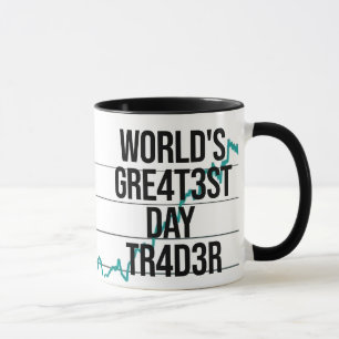 Mondes PERSONNALISÉS Meilleur Jour Trader Mug