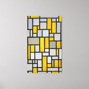 MONDRIAN - COMPOSITION AVEC LA GRILLE 1 - 1918 -