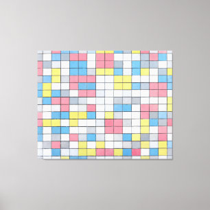 MONDRIAN - COMPOSITION AVEC LA GRILLE 9 (1919) -