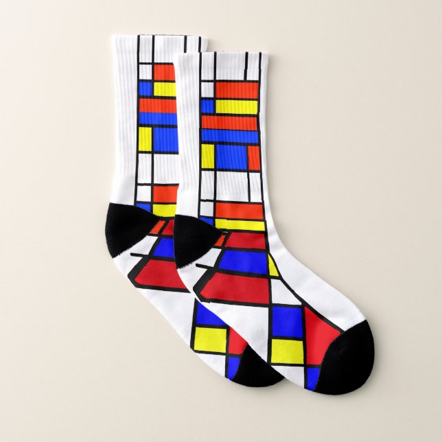 Mondrian - Composition II - Chaussettes d'art (Paire)