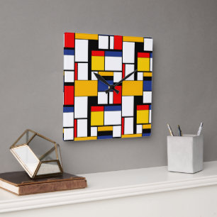 Mondrian géométrique Composition minimaliste moder