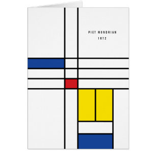 Mondrian II Minimalist De Stijl Modern Art Design