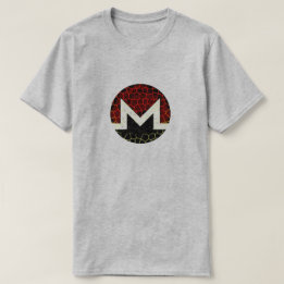 Monero (XMR) crypto - T-shirt modifié de logo
