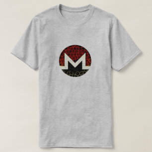 Monero (XMR) crypto - T-shirt modifié de logo