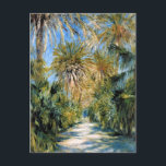 Monet - Alger, Jardin d'Essai, Carte postale<br><div class="desc">Alger,  le Jardin d'Essai. Peinture artistique de Claude Monet.</div>