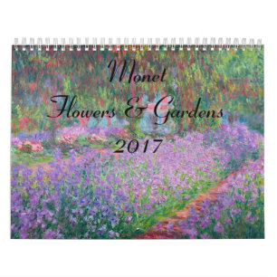 Monet Flower and Gardens 2017 Calendrier