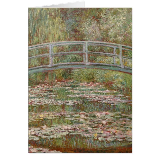 Monet French Japanese Bridge Art (Devant)