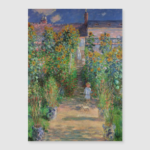 Monet Garden Vetheuil Impressionim Peinture