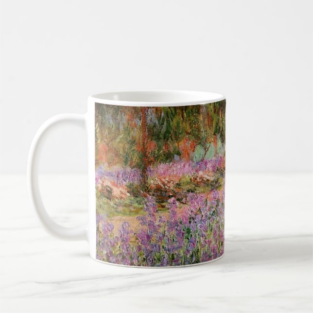 Monet - Irises dans la Mug Jardin de Monet (Gauche)
