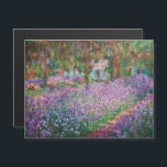 Monet - Jardin de l'artiste à Giverny Magnetic Car<br><div class="desc">Jardin de l'artiste à Giverny / Le Jardin de l'artiste a Giverny - Claude Monet,  1900</div>