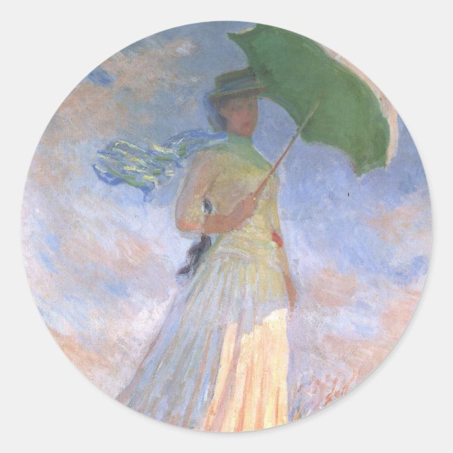Monet Lady avec Stickers Parapluies (Devant)