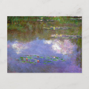 Monet - Le jardin d'iris à Giverny Carte postale