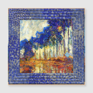 Monet, Les peupliers dans le cadre bleu d'automne 