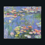 Monet - Lys à eau, 1916 Couverture en polaire<br><div class="desc">Claude Monet célèbre peinture,  Water Lilies,  1916</div>
