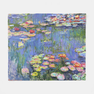 Monet - Lys à eau, 1916 Couverture en polaire