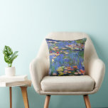 Monet - Lys à eau, 1916, Oreiller<br><div class="desc">Claude Monet célèbre peinture,  Water Lilies 1916</div>