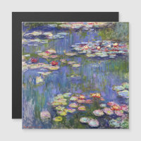 Monet - Lys d'eau / Nympheas Carte magnétique