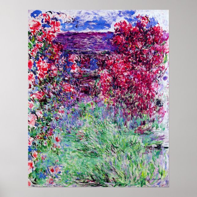 Monet Roses Poster (Devant)