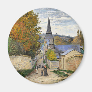 Monet - Rue de Sainte-Adresse, beaux-arts, Magnet