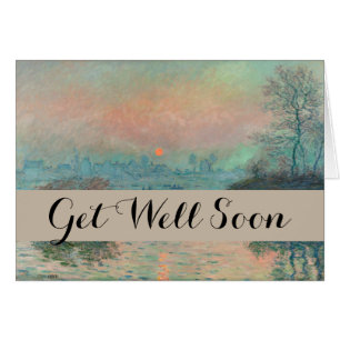 Monet Sunset Seine Beaux-Art Impressionnisme