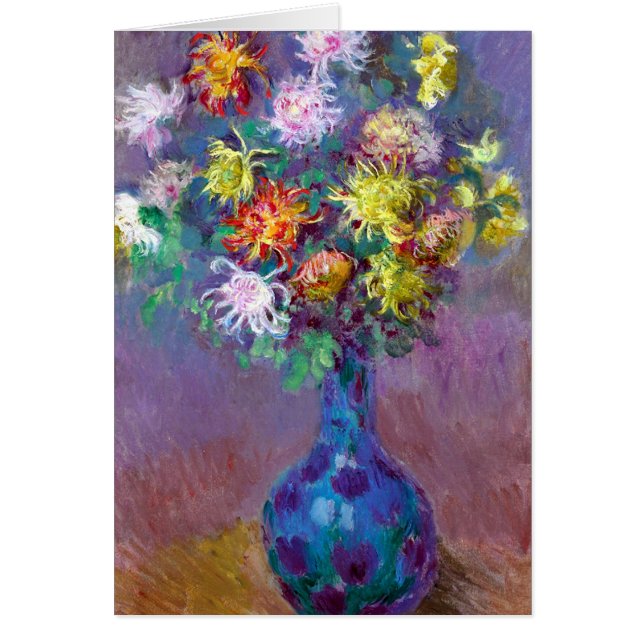 Monet Vase de Chrysanthemes Flowers (Devant)