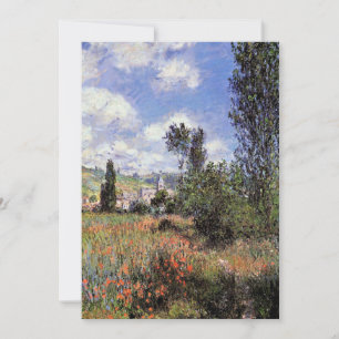 Monet - Voie dans le champ de pavot