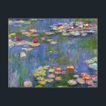 Monet Water Lilies 1916 Invitations<br><div class="desc">Invitations Monet Water Lilies 1916. Peinture à l'huile sur toile de 1916. L'impressionniste Claude Monet demeure réputé et apprécié pour les peintures de nénuphars qu'il a réalisées dans son étang de jardin de Giverny. Cette peinture spécifique de nénuphars, datant de 1916, révèle l’évolution de Monet vers une abstraction croissante et...</div>