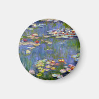 Monet Water Lilies 1916 Magnet