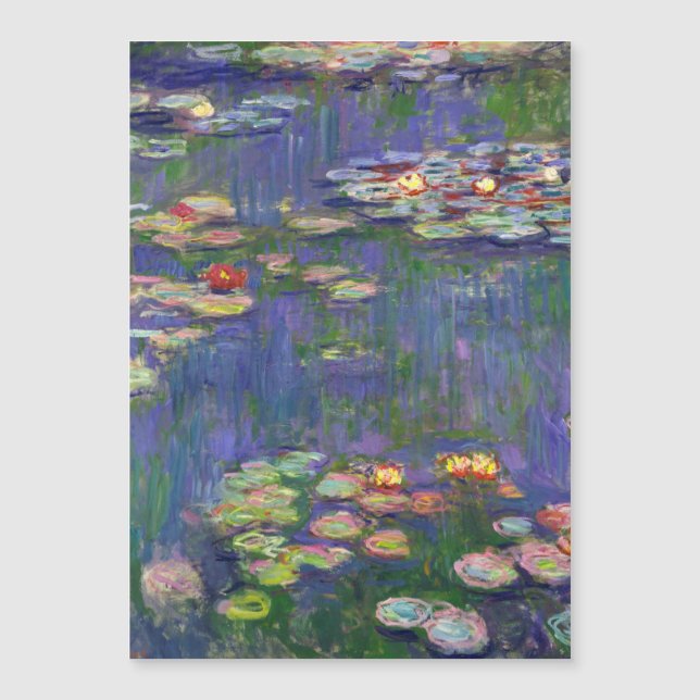 Monet Water Lilies Chef-d'oeuvre Peinture (Devant)