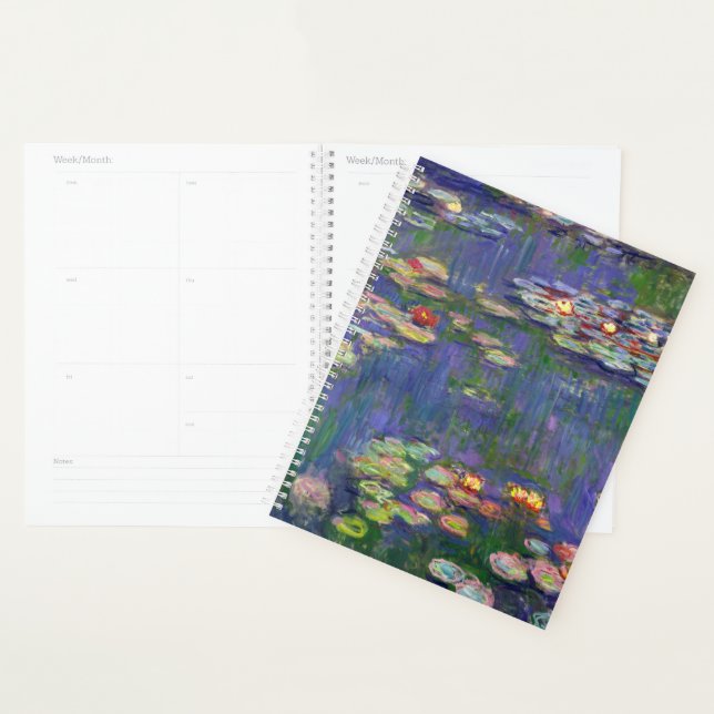 Monet Water Lilies Chef-d'oeuvre Peinture (Devant avec enveloppe)
