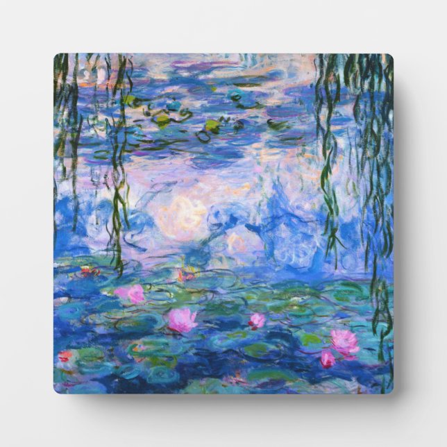 Monet Water Lilies Plaque (Devant)