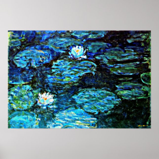 Monet - Water Lillies Poster (Devant)