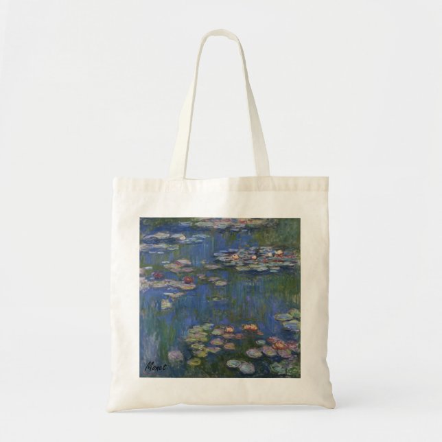 MONET Water Lys 1916 Sac fourre-tout (Devant)