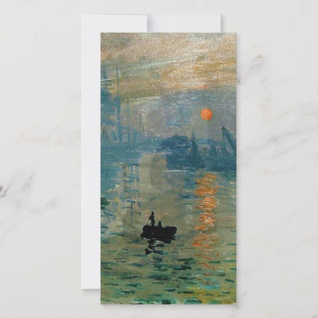 Monet's Impression Sunrise (soleil levant) - 1872 (Devant)