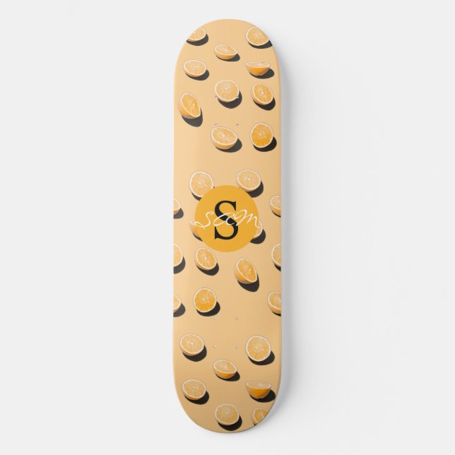 MonGRAM Oranges Skateboard (Recto)