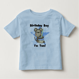 Monkey Boy 2nd Birthday Tshirts et cadeaux
