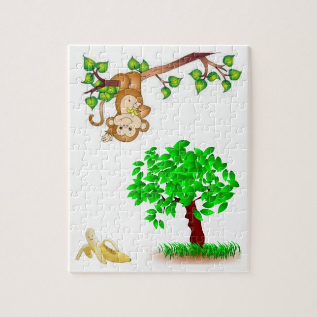 Monkey Jigsaw Puzzle (Vertical)