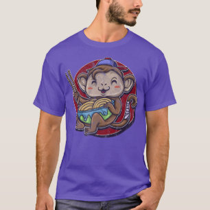 Monkey Tshirt Enfants Ramen Noodle Orangutan Zoo C