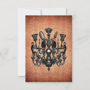 Monkeys on Chandelier ~ Invitations