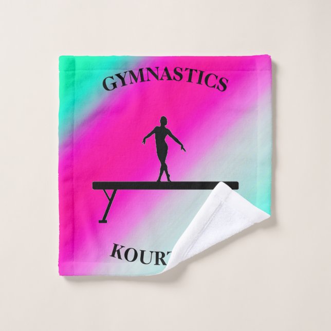 Monnaie de balance de gymnastique et Fuchsia (Gant de toilette)