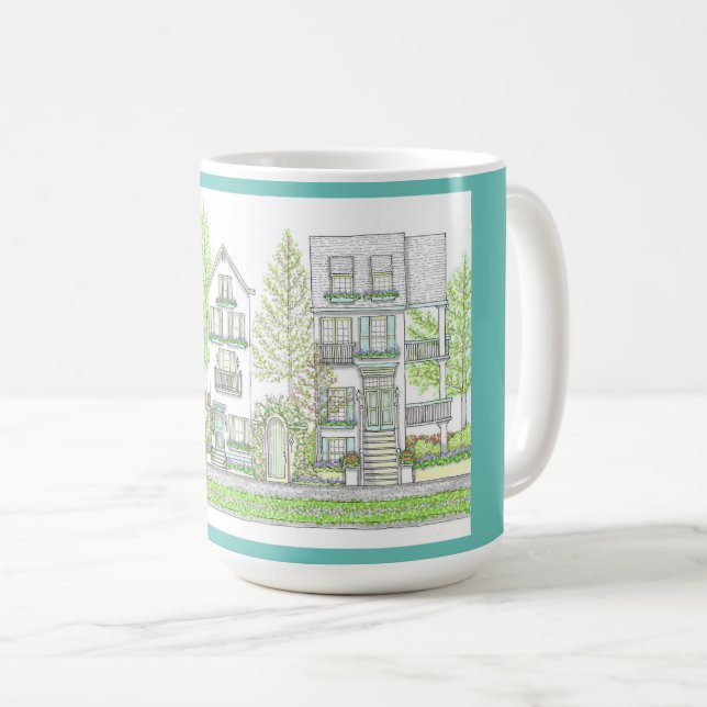 Monnaie de Mug de Spring City 15oz (Devant droit)