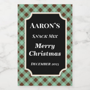 Monnaie En vichy Cuisine Étiquette Stickers Cadeau